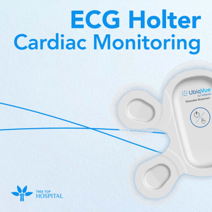 Tree Top Hospital introduced the LifeSignals 1AXe Biosensor ECG Holter for advanced cardiac monitoring.
