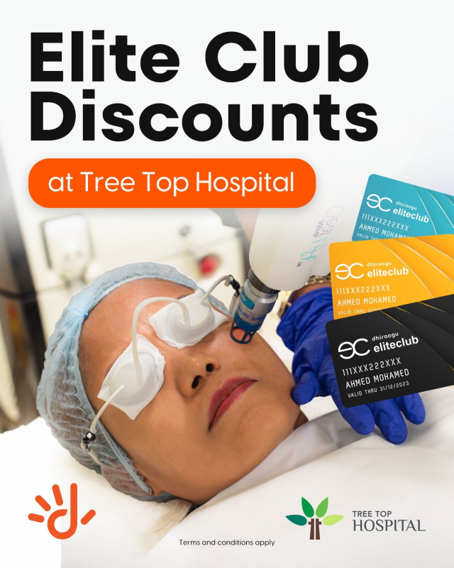 Tree Top Hospital Announces 10% Discount on Aesthetic Services for Dhiraagu Elite Club Members in the Maldives