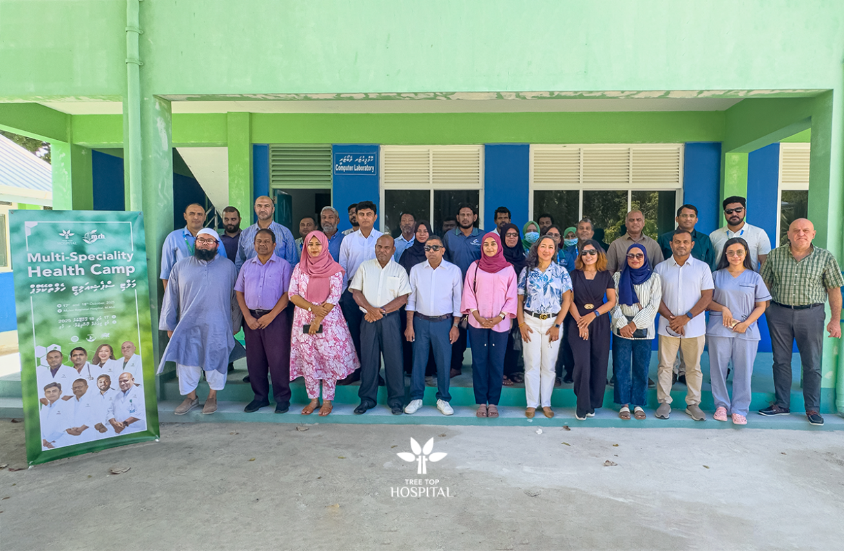 Tree Top Hospital Concludes Successful Health Camp in Meemu Atoll, Serving 362 Participants